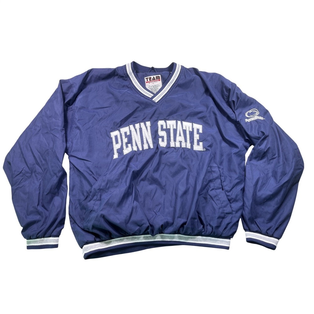 Penn State Nittany Lions Windbreaker Jacket Mens XL Team Edition Pullover NCAA